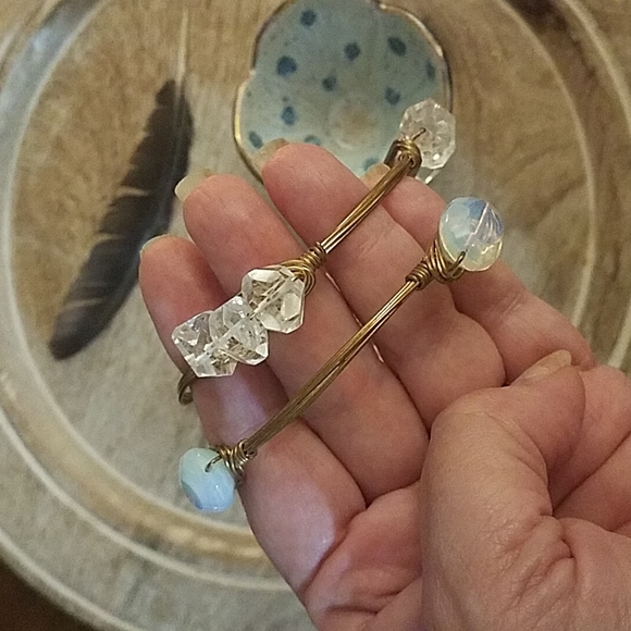 Bourbon & Bowties bangles set 2 large size - Picture 2 of 2